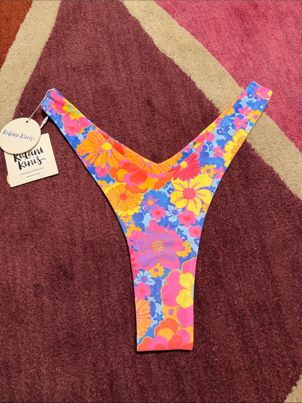 NWT Kulani Kinis Y Cheeky Bikini Bottom Size XL